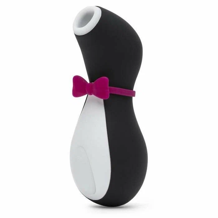 Стимулятор клитора "Satisfyer Penguin" мальчик с бабочкой 